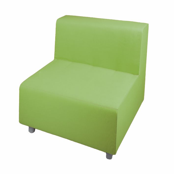1-Sitzer Sofa ALEX, SH 43 cm, Kunstleder 11 Farben